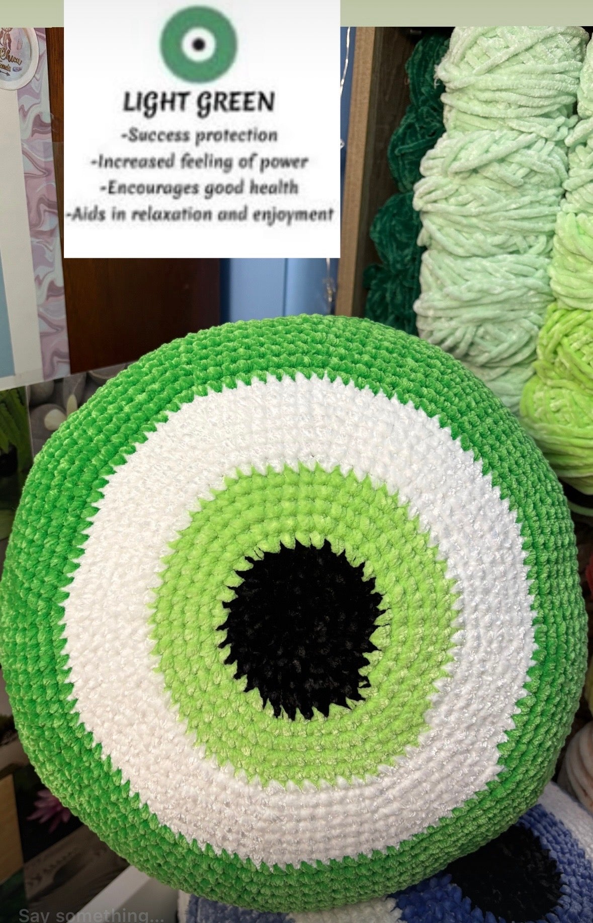 Evil Eye Pillow