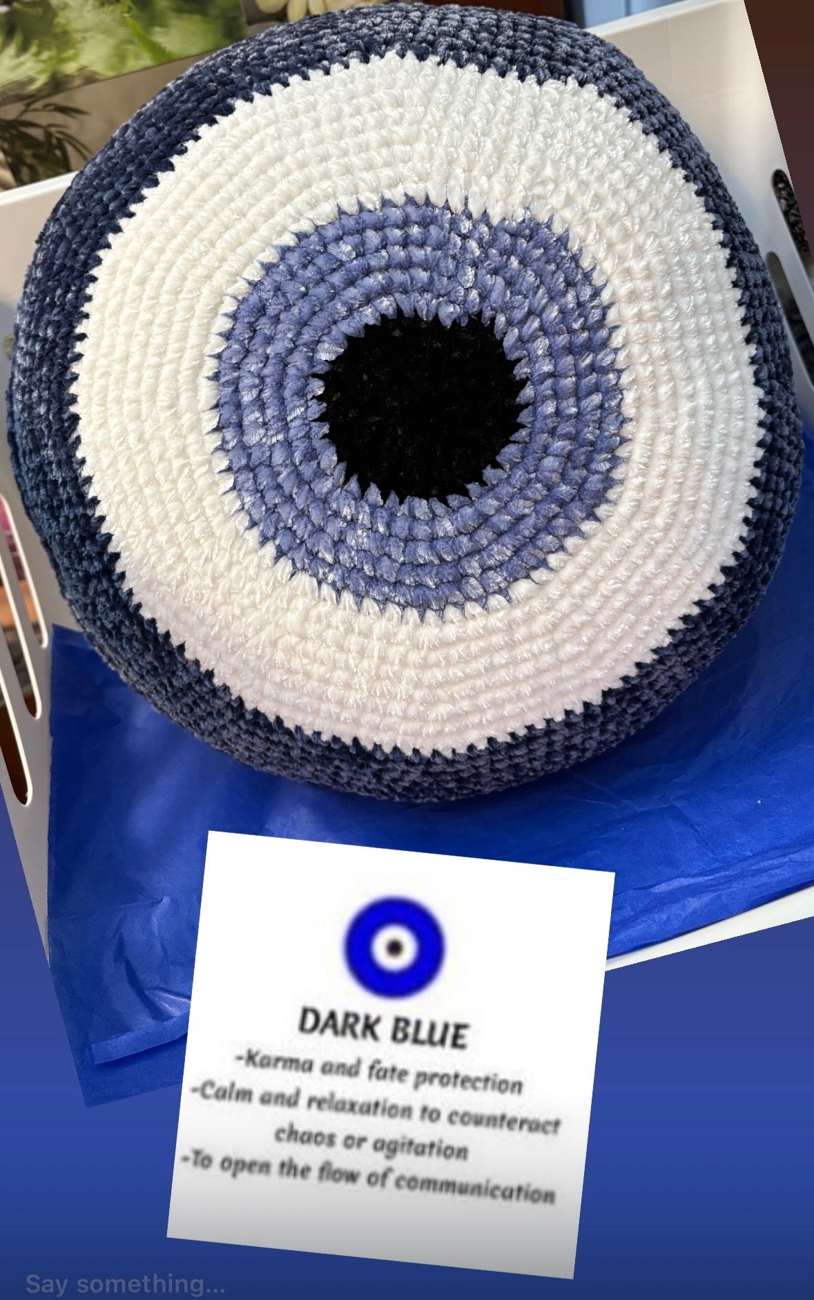 Evil Eye Pillow